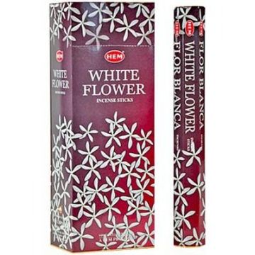 HEM White Flower Wierook (pakje á 20 stokjes)