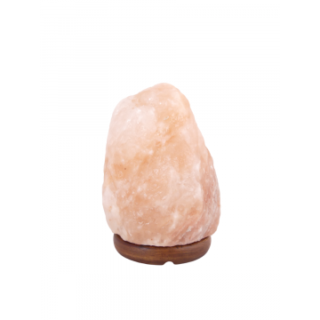 Zoutlamp 4 tot 6kg - Haliet Zoutsteen uit Himalaya gebergte - c.a. 24x14cm