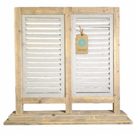 Houten robuuste shutter – dubbel | Old Dutch stijl