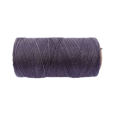 Macramé Koord - ZACHT PAARS / SOFT PURPLE - #211 - Waxed Polyester Cord - Klos ca. 173mtr - 1mm Dik