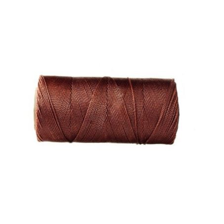 Macramé Koord - KOPER / COPPER - #25 - Waxed Polyester Cord - Klos ca. 173mtr - 1mm Dik