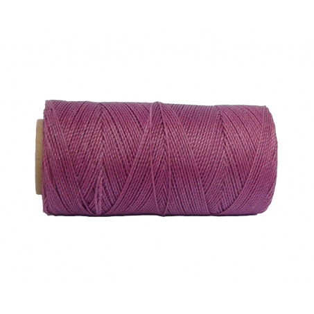 Macramé Koord - PRUIM PAARS / PLUM PURPLE - #360 - Waxed Polyester Cord - Klos ca. 173mtr - 1mm Dik