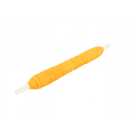 Macramé Koord - GEEL ORANJE  / YELLOW ORANGE - Waxed Polyester Cord - Klos 2800 cm - 1mm Dik
