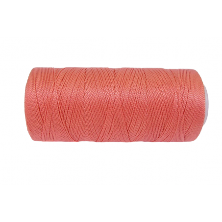 Macramé Koord - KORAAL / CORAL - #640 - Waxed Polyester Cord - Klos ca. 173mtr - 1mm Dik