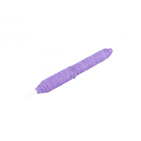 Macramé Koord - LILA / PURPLE - Waxed Polyester Cord - Klos 2800 cm - 1mm Dik