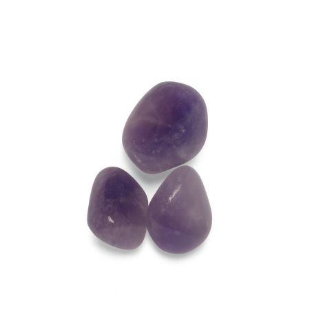 Amethist Gepolijst A-Kwaliteit - 3 Stuks - 2-3 cm - Edelsteen Meditatie - Brazilië/Uruguay
