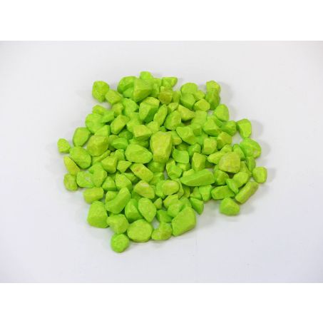 Appel groene granulaat steentjes 9-13 mm als bodembedekking voor bloempotten en tuindecoratie