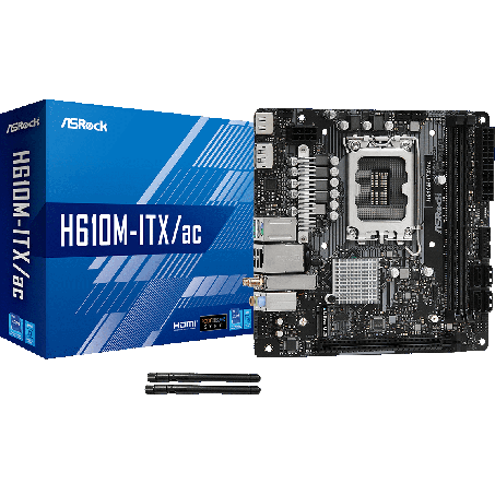 ASRock H610M-ITX/ac - Moederbord