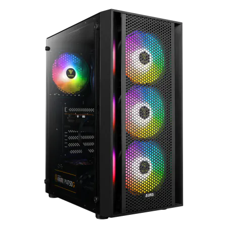 AMD Ryzen 5 5500 6-Core RGB Game Computer / Gaming PC - GeForce