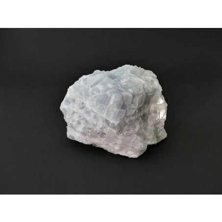 Blauwe Calciet Ruw / Onbewerkt - 2,6 kg / 14x12x11 cm - Individueel Gefotografeerd