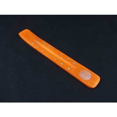 Wierook Brander - Wierook Houder - Plankje Oranje - Geometrisch