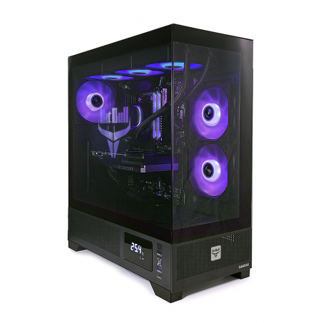 BitBull Ryzen 7 9800X3D Game PC – GeForce RTX 5080 16GB – 360 WATERKOELING en Temperatuur Display - 5.2GHz TURBO – 2TB M.2 GEN4 SSD – 32GB DDR5 RGB RAM – WiFi 6E|Bluetooth 5.3 - Windows 11 Professional