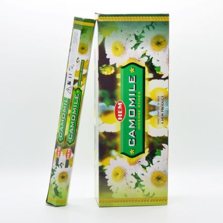 HEM Wierook - Camomile - Slof / Voordeelbox (6 Pakjes / 120 stokjes)