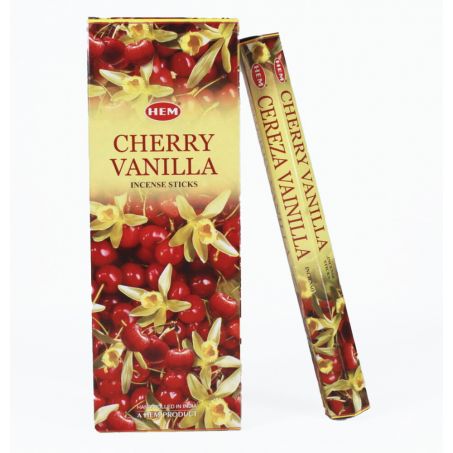 HEM Wierook - Cherry Vanilla - Slof / Voordeelbox (6 Pakjes / 120 stokjes)
