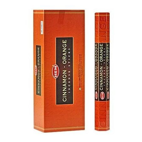 HEM Wierook - Cinnamon Orange - Slof / Voordeelbox (6 Pakjes / 120 stokjes)