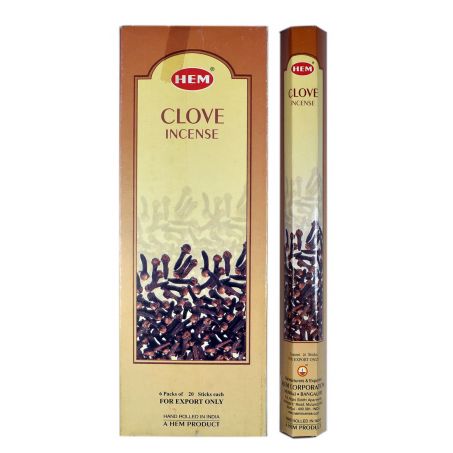 HEM Wierook - Clove - Slof / Voordeelbox (6 Pakjes / 120 stokjes)