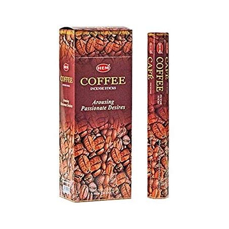HEM Wierook - Coffee - Slof / Voordeelbox (6 Pakjes / 120 stokjes)