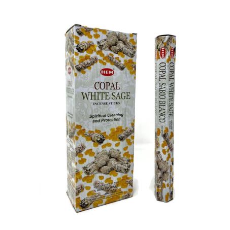 HEM Wierook - Copal White Sage - Slof / Voordeelbox (6 Pakjes / 120 stokjes)