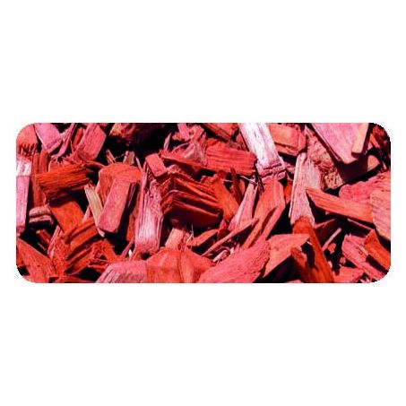 Houtsnippers Gekleurd / Decochips - ROOD - Bodembedekking Tuin 20-40mm / 35 ltr Zak