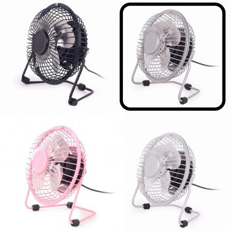 Gembird USB Desktop ventilator / Fan 10 cm Grijs
