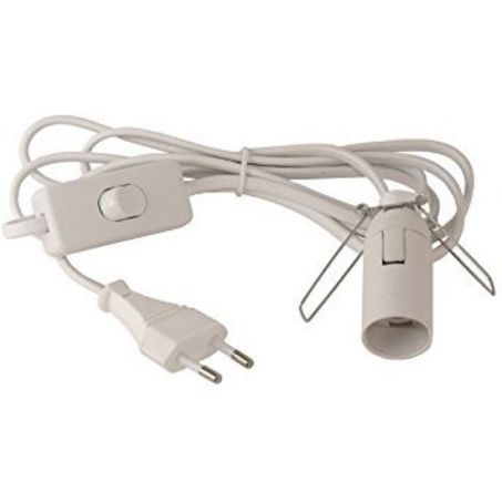 E14 Fitting+Kabel+Schakelaar (o.a. voor Zoutlamp)