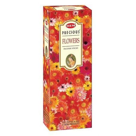HEM Wierook - Flowers (Precious) - Slof / Voordeelbox (6 Pakjes / 120 stokjes)