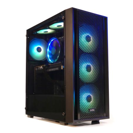 Intel i5 6-Core Allround RGB MESH Game PC (Minecraft, Roblox en Fortnite op hoge settings) - RTX 3050 - 16GB RAM - 500GB SSD - i5-12400 - Windows 11