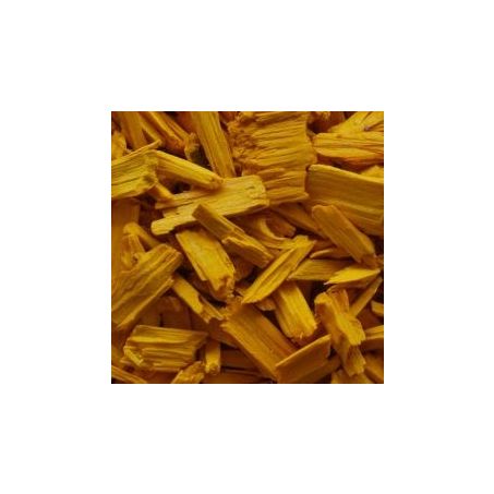 Houtsnippers Gekleurd Klein / Decochips 10-20mm - GEEL - Bodembedekking Bloempotten en Plantenbakken - Zak 5 ltr