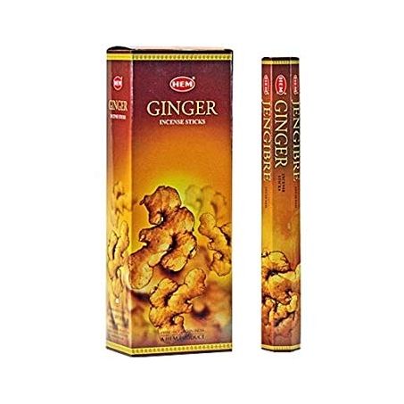 HEM Wierook - Ginger - Slof / Voordeelbox (6 Pakjes / 120 stokjes)