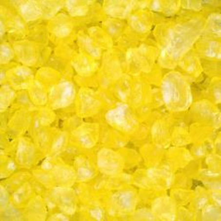 Decoratieve Gekleurde Glassteentjes / Gekleurd Glas - Geel - 4-10mm - 1kg