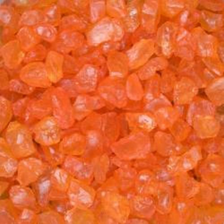 Decoratieve Gekleurde Glassteentjes / Gekleurd Glas - Oranje - 4-10mm - 1kg