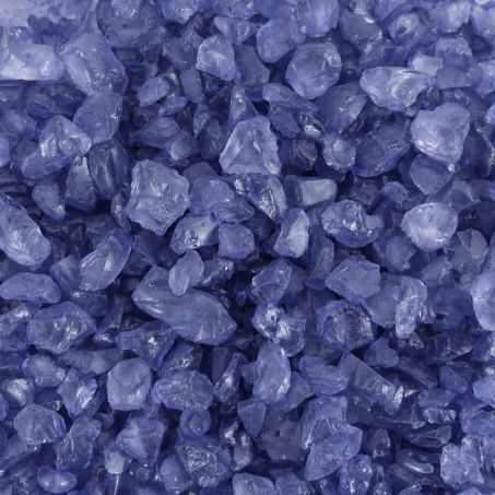Decoratieve Gekleurde Glassteentjes / Gekleurd Glas - Violet / Paars - 4-10mm - 1kg