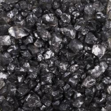 Decoratieve Gekleurde Glassteentjes / Gekleurd Glas - Zwart - 4-10mm - 1kg
