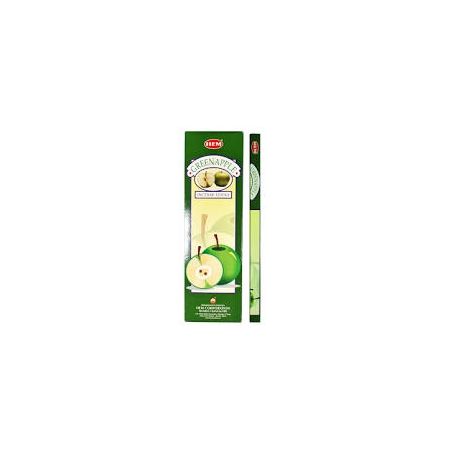 HEM Wierook - Green Apple - Slof / Voordeelbox (6 Pakjes / 120 stokjes)