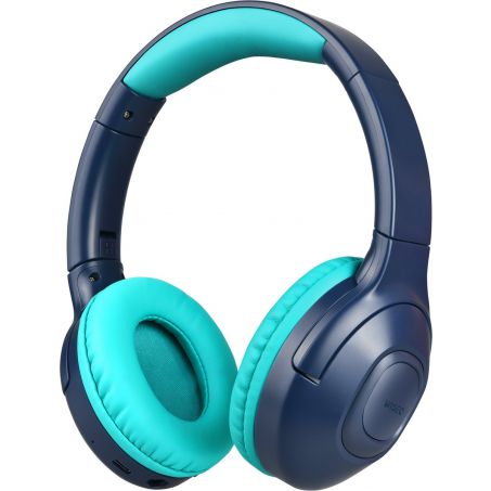 WiseQ Koptelefoon / Headset voor Kinderen Draadloos / Wireless - Unbreakable Blue