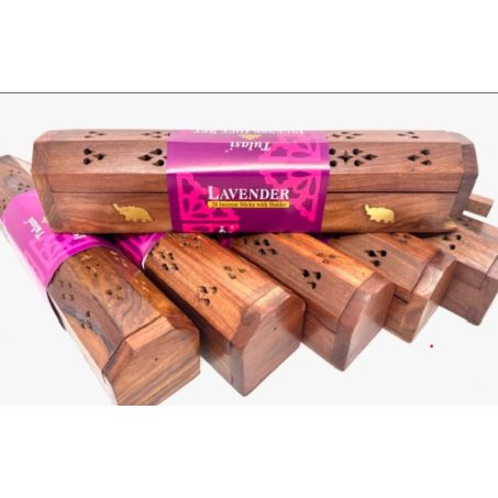 Wierookkist met Lavendel Wierookstokjes