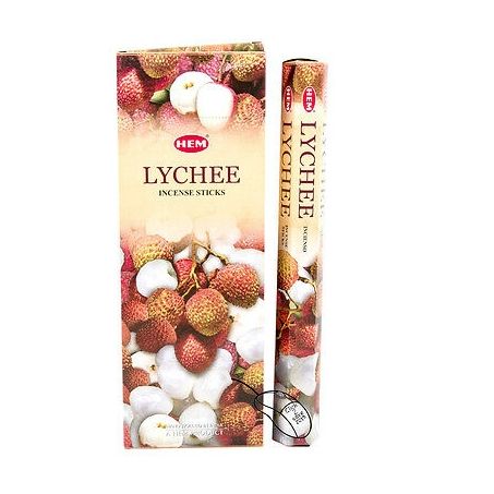 HEM Wierook - Lychee - Slof / Voordeelbox (6 Pakjes / 120 stokjes)