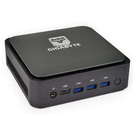 BitBull AMD Ryzen 7 Mini Game PC - 32GB RAM|1TB SSD|WIFI 6E|2.5G LAN/Bluetooth 5.2 - 4x4K Output: 2x HDMI|mDP|USB-C DP - Powered By Gigabyte BRIX, Extreme Low Noise - Windows 11 Professional