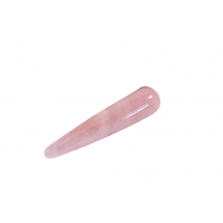 Massage Griffel - Rozekwarts - ca. 8cm