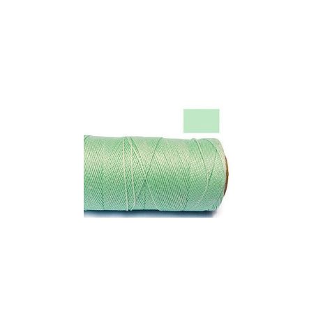 Macrame Koord -  MINT GROEN / MINT GREEN - Waxed Polyester Cord - Klos 914 cm - 1mm dik