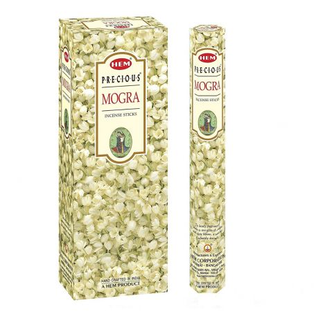HEM Wierook - Mogra (Precious) - Slof / Voordeelbox (6 Pakjes / 120 stokjes)