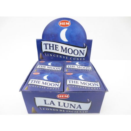 HEM Moon Wierook Kegels / Cones - Voordeelbox (12 Pakjes / 120 Kegels)