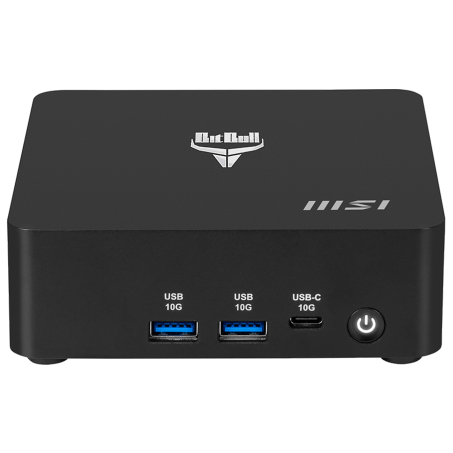 BitBull Ultra 7 NUC 16-Core Mini PC Compleet|32GB RAM|500GB SSD|Intel 155H@1.4-4.8GHz|WIFI 6E|Bluetooth 5.3|LAN 2.5Gbps|2x HDMI|2x Thunderbolt 4|Powered by MSI Cubi AI|W11 PRO