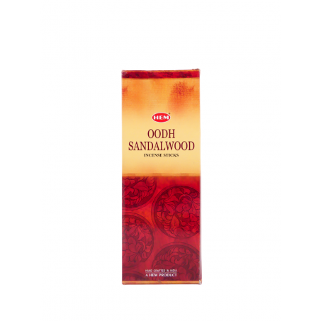 HEM Wierook - Oodh Sandalwood - Slof / Voordeelbox (6 Pakjes / 120 stokjes)