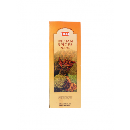 HEM Wierook - Indian Spices - Slof / Voordeelbox (6 Pakjes / 120 stokjes)