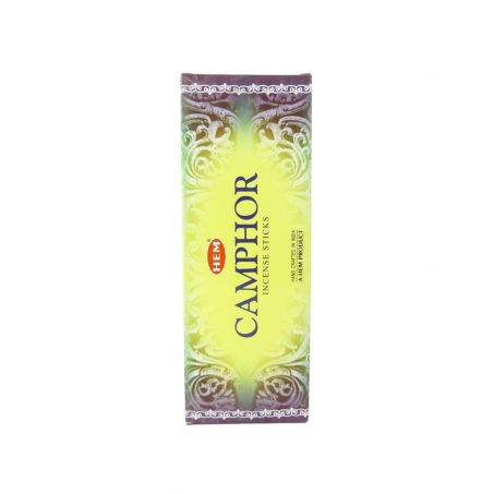 HEM Wierook - Camphor - Slof / Voordeelbox (6 Pakjes / 120 stokjes)