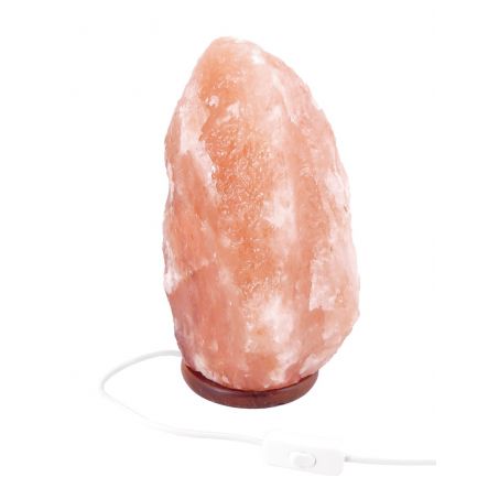 Zoutlamp 12 tot 15kg - MET LED LAMP - Energiezuinig - Himalayazout - ca. 35x20cm