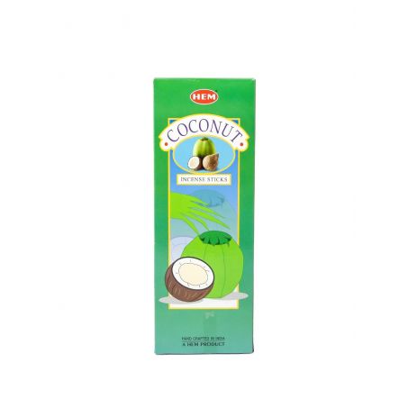 HEM Wierook - Coconut - Slof / Voordeelbox (6 Pakjes / 120 stokjes)