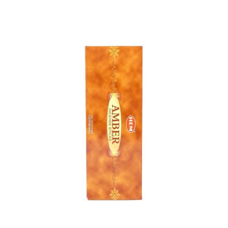 HEM Wierook - Amber - Slof / Voordeelbox (6 Pakjes / 120 stokjes)