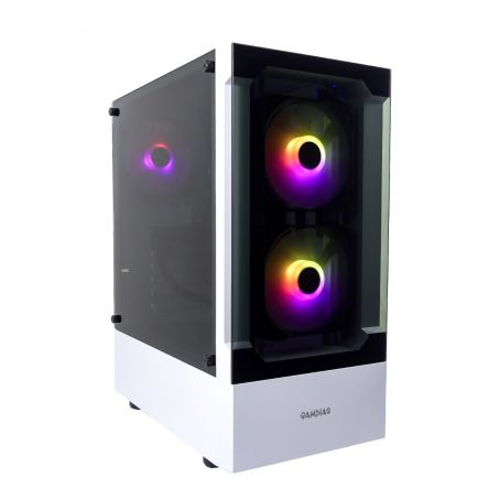 Intel i9 11900F 8-Core ELITE Game PC Wit / RGB Computer - RTX 4060 8GB - 32GB RAM - 1TB M2.0 SSD - WIN11 PRO - Gamdias E3 WHITE